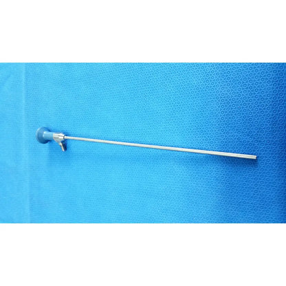 Silver ideal eyes 5mm autoclavable surgical endoscope with blue-gray handle and metallic shaft by stryker