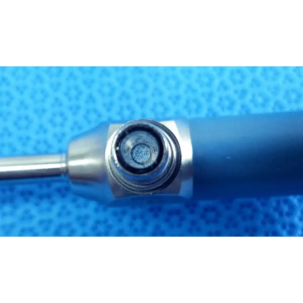 Blue-handled precision screwdriver with metallic hexagonal head and fine-tipped shaft for ideal eyes 5mm endoscope maintenance