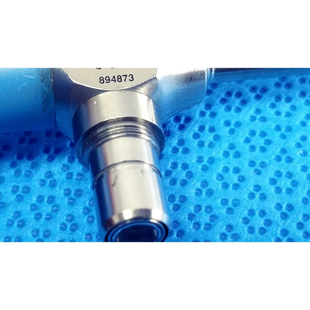 Silver metallic ideal eyes 5mm autoclavable endoscope with threaded connection and engraved serial number 894873