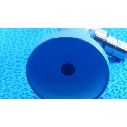 Blue cylindrical air pressure gauge with metallic connector for stryker ideal eyes 5mm autoclavable endoscope