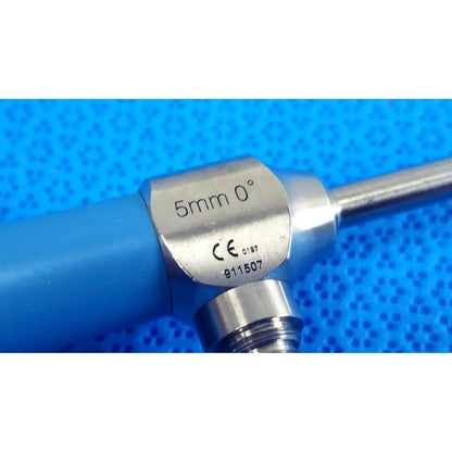Silver metallic stryker ideal eyes 5mm 0° autoclavable endoscope with blue handle and ce marking