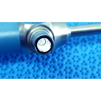 Silver ideal eyes 5mm autoclavable endoscope with polished metallic finish and circular lens at the tip by stryker