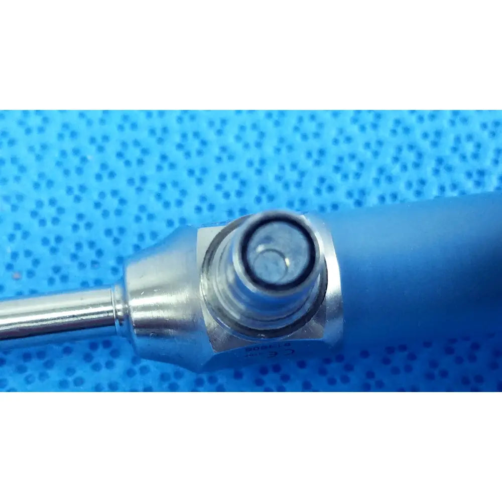 Blue-handled stryker ideal eyes 5mm autoclavable endoscope with metallic threaded connection and clear lens tip