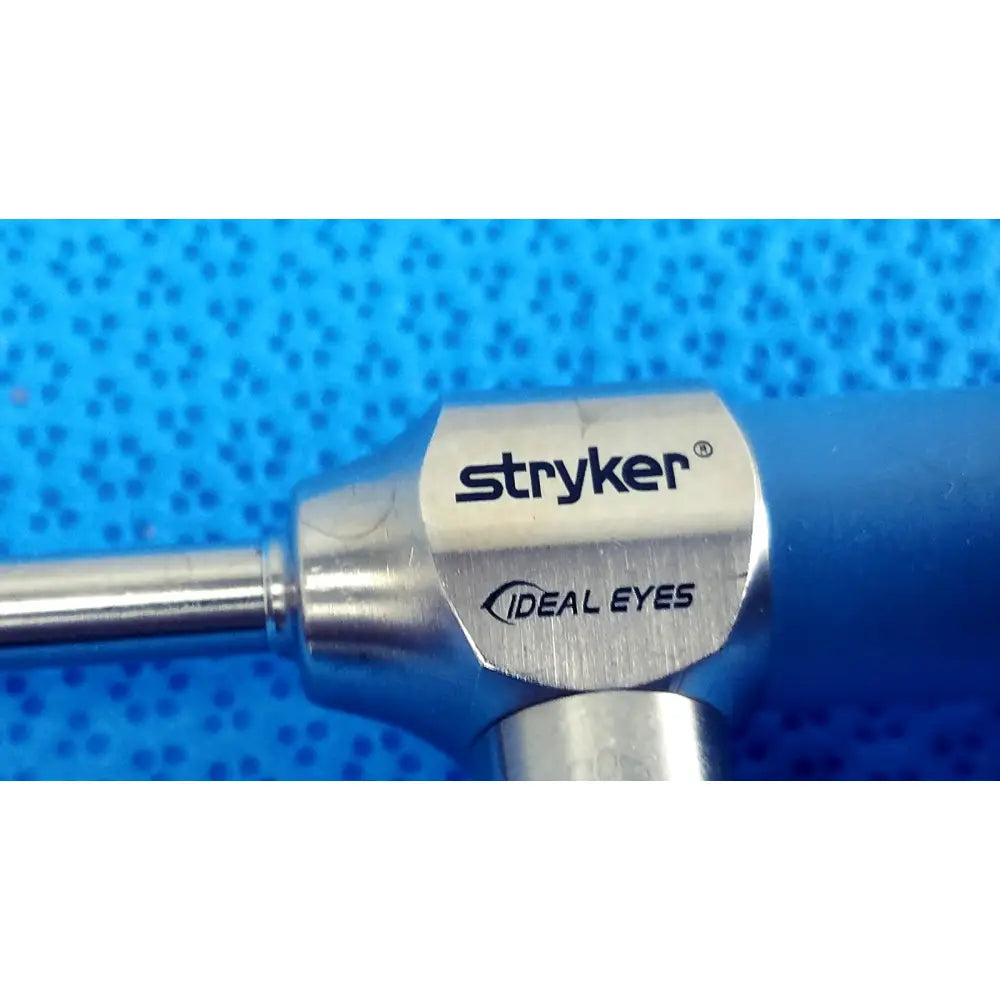 Stryker 502-539-010 ideal eyes 5mm autoclavable endoscope with polished metallic finish and engraved branding