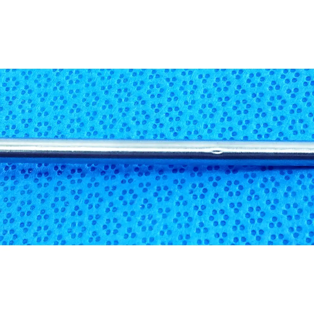 A sleek metallic needle with a polished silver finish and fine point for stryker ideal eyes 5mm autoclavable endoscope