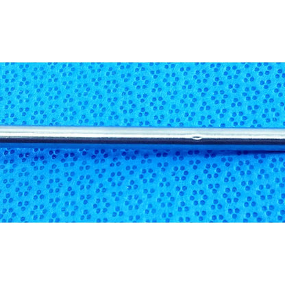 A sleek metallic needle with a polished silver finish and fine point for stryker ideal eyes 5mm autoclavable endoscope