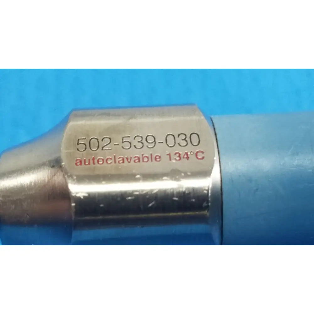 Stainless steel ideal eyes 5mm autoclave-compatible connector with engraved serial number and sterilizable red text