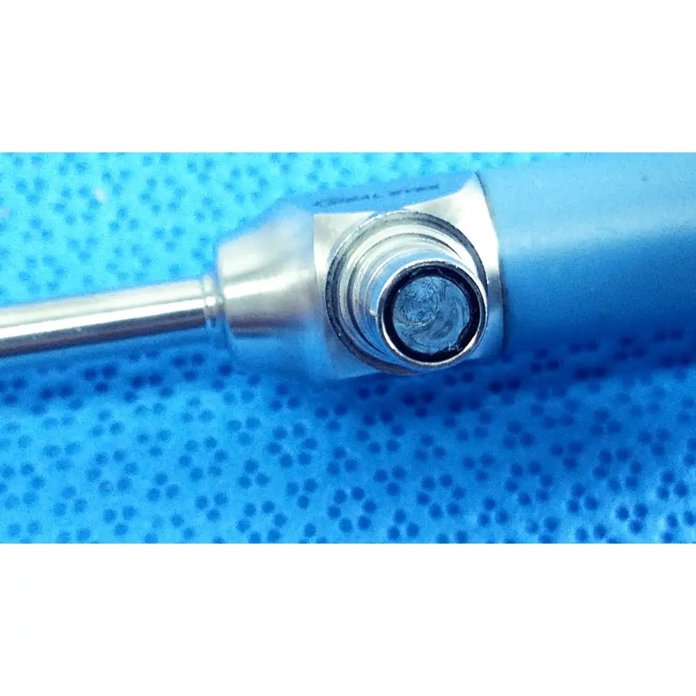 Blue-handled soldering iron with metallic tip and hexagonal collar for stryker ideal eyes 5mm autoclavable endoscope maintenance