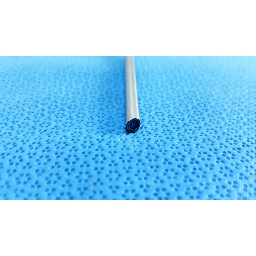 A sleek metallic cylindrical stryker ideal eyes 5mm 30° autoclavable endoscope with a dark circular lens
