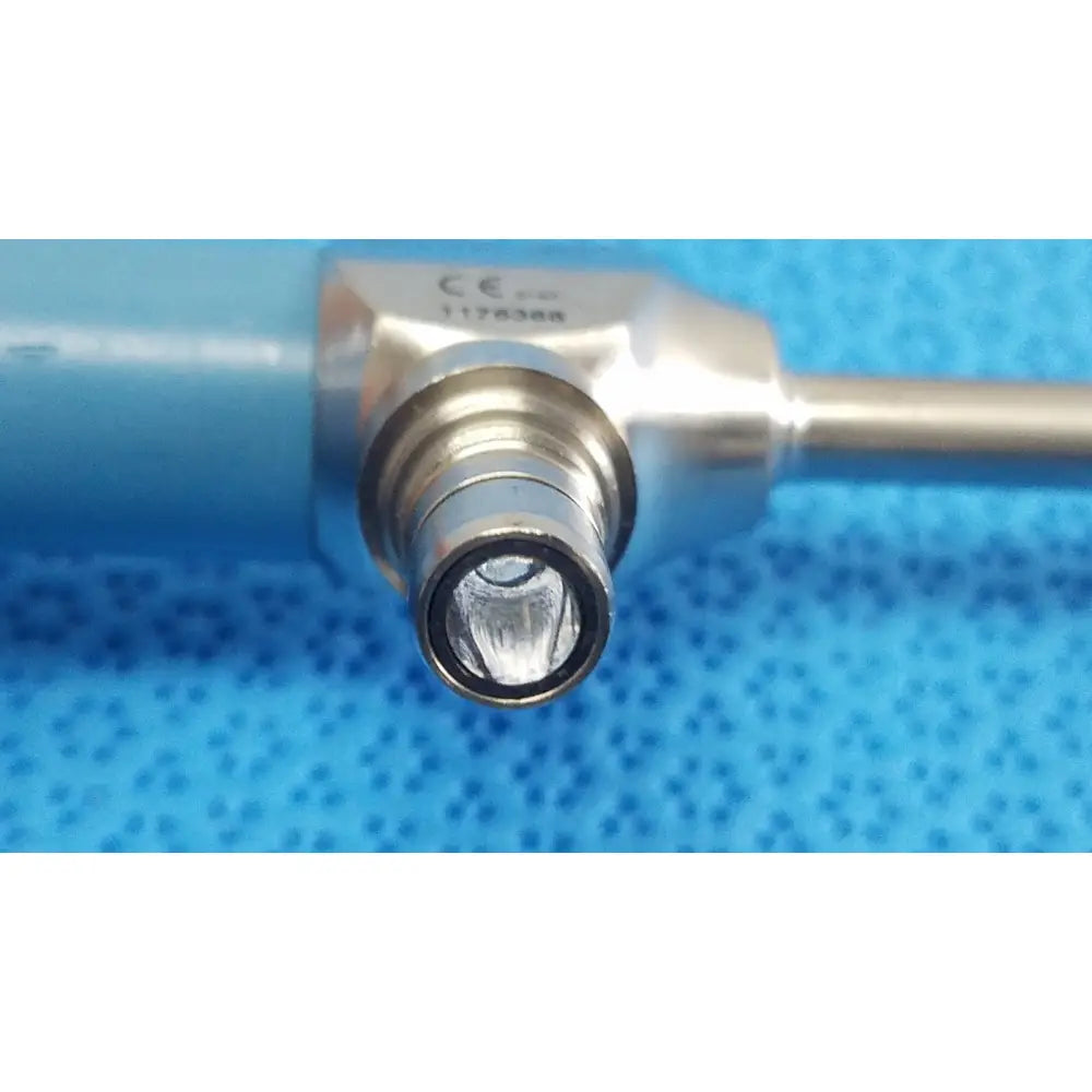 Silver surgical endoscope with blue handle and metallic connector for stryker ideal eyes 5mm autoclavable use
