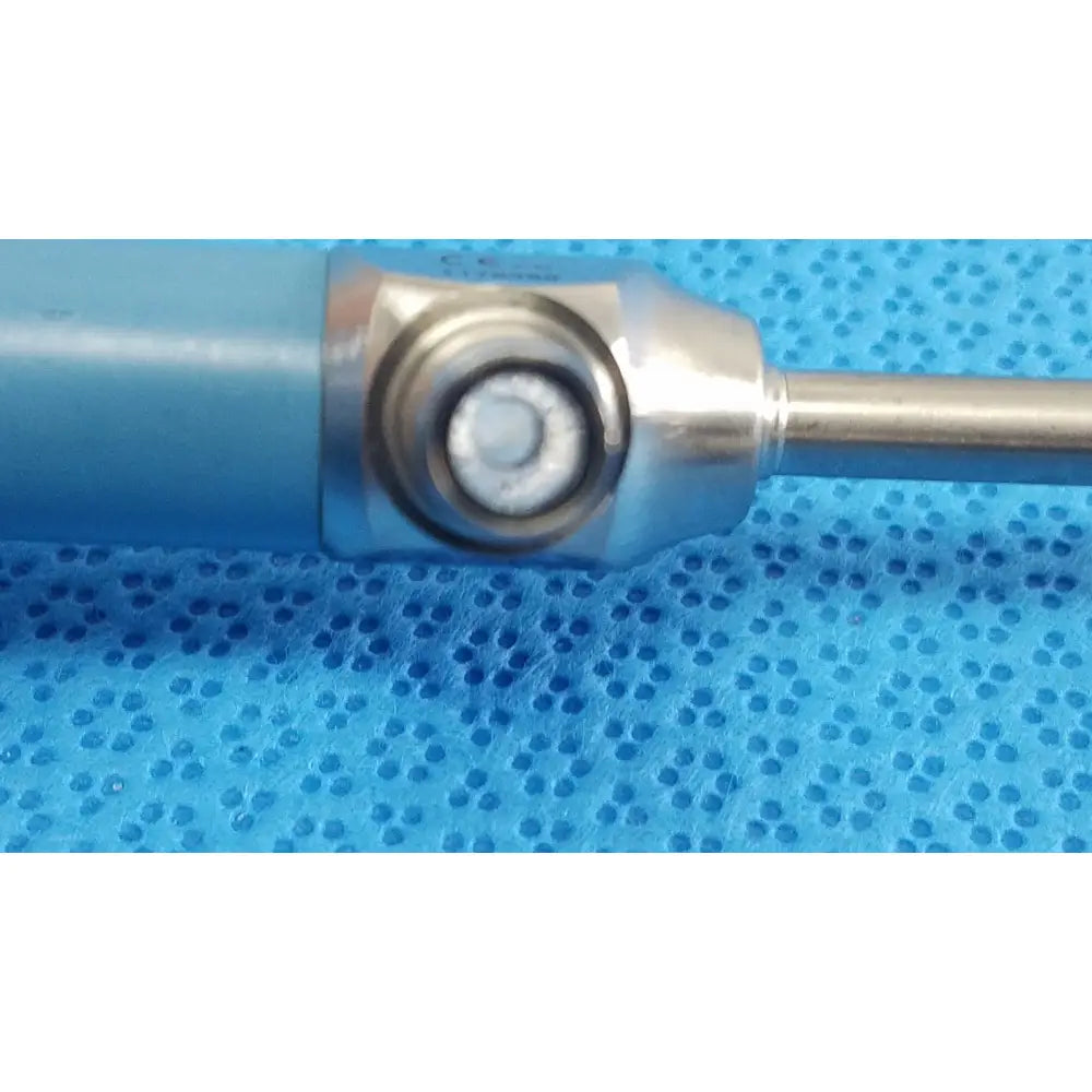 Blue-handled stainless steel ideal eyes 5mm endoscope with metallic hexagonal joint for surgical use