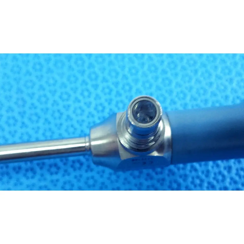 Stryker ideal eyes 5mm 30° autoclavable endoscope with blue handle, metallic threaded connection, and clear lens
