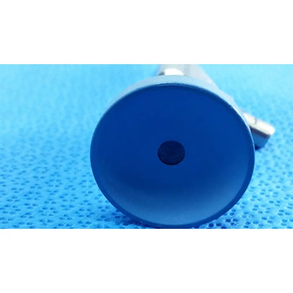 Blue plastic funnel with central hole for stryker ideal eyes 5mm 30 degree autoclavable endoscope use