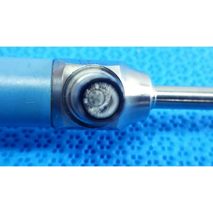Silver metallic cylindrical stryker ideal eyes 5mm 30 degree autoclavable endoscope with circular opening tip
