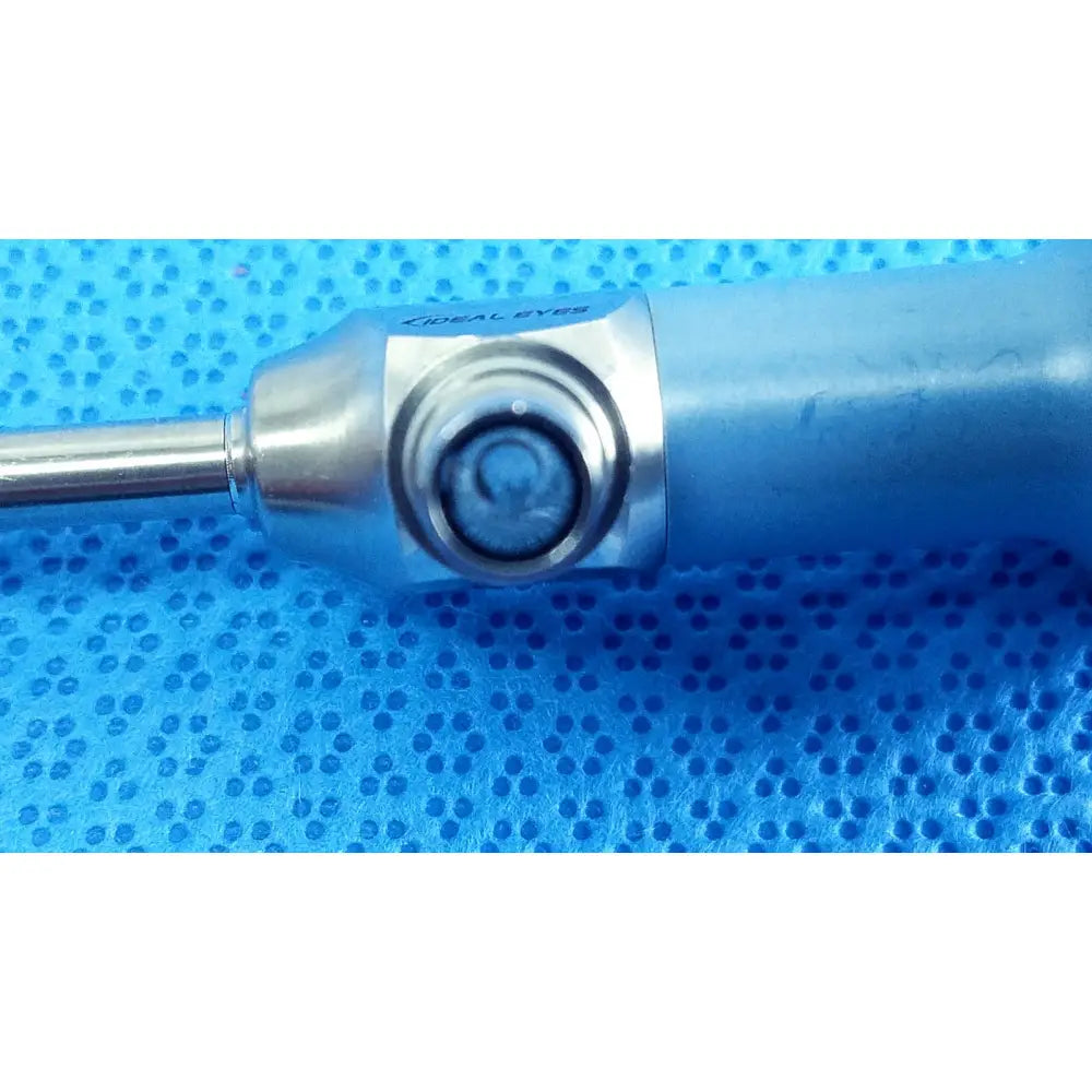 Silver and blue ideal eyes 5mm autoclavable endoscope with metallic body and ideal eyes brand engraving