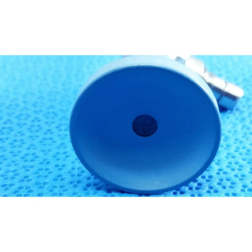 Blue circular silicone base with central black dot for stryker ideal eyes 5mm 30 degree autoclavable endoscope
