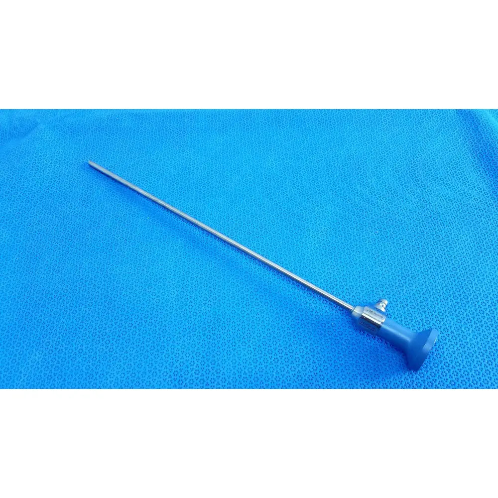 Blue-handled stryker ideal eyes 5mm 30 degree autoclavable endoscope with long slender metallic shaft