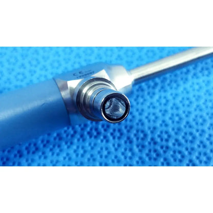 Blue and silver metallic ideal eyes 5mm surgical endoscope with clear lens tip autoclavable for precise visualization