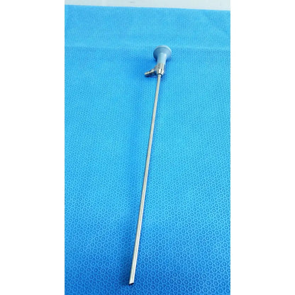 Silver surgical ideal eyes 5mm endoscope with gray handle and metallic shaft for autoclavable use by stryker