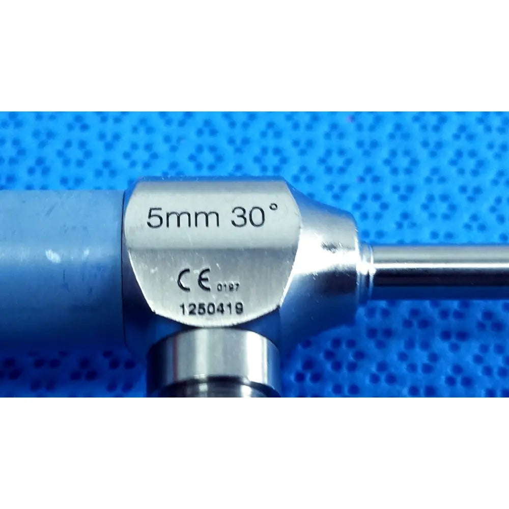 Silver-colored metal ideal eyes 5mm 30-degree autoclavable endoscope with engraved ce certification and markings
