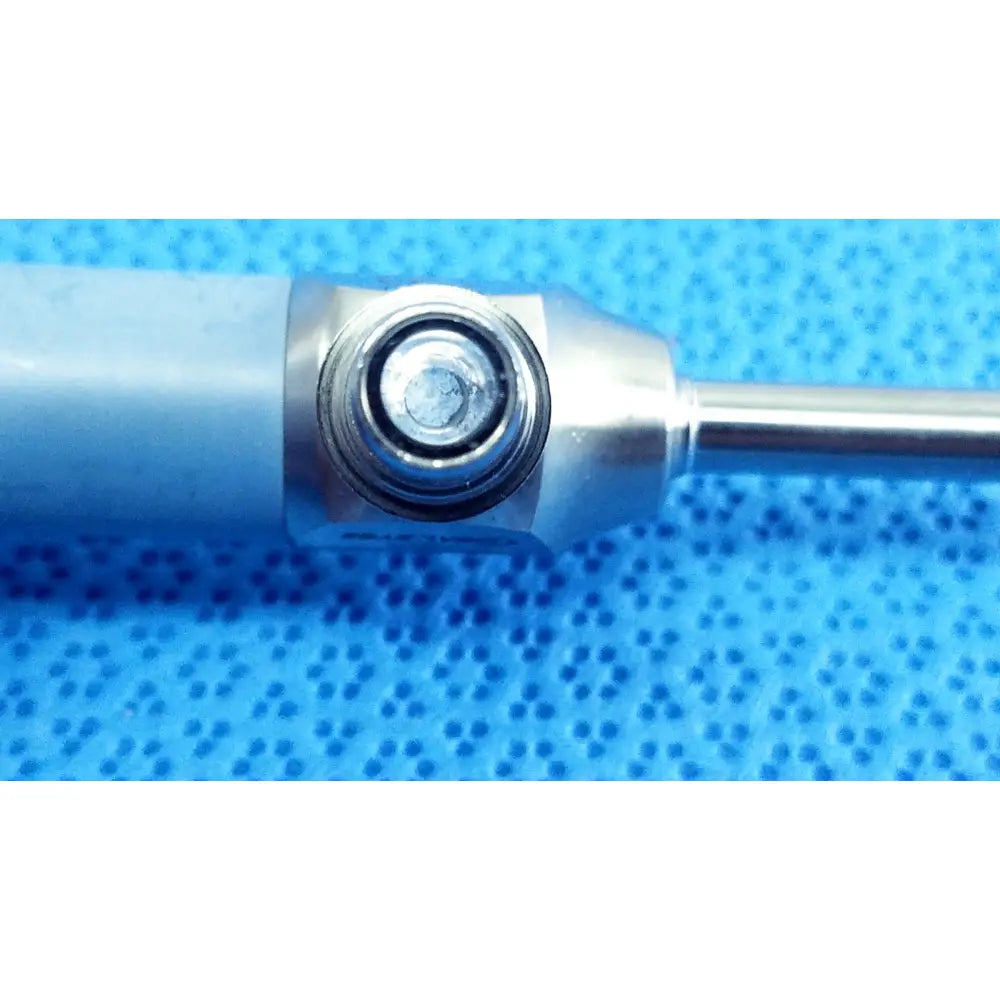 Silver-colored metallic ideal eyes 5mm autoclavable endoscope with cylindrical handle and precision joint mechanism
