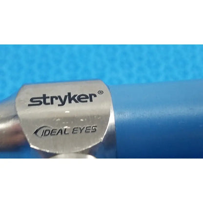 Silver metallic stryker ideal eyes 5mm autoclavable endoscope with engraved branding for surgical use