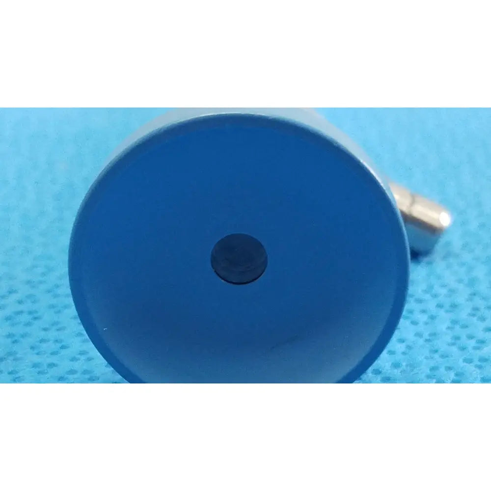 Blue cylindrical ideal eyes 5mm autoclavable endoscope with central black circular indentation for medical use