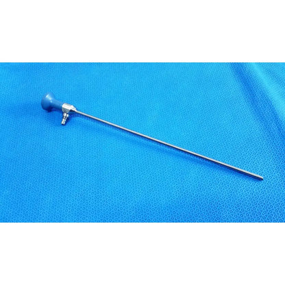 Blue-handled stryker ideal eyes 5mm 30 degree autoclavable endoscope with long slender metallic shaft