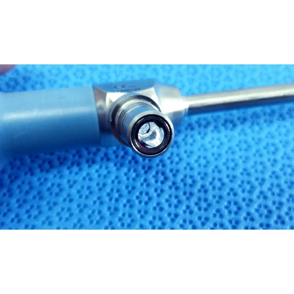 Blue and silver ideal eyes 5mm autoclavable surgical endoscope with metallic tip and textured grip by stryker