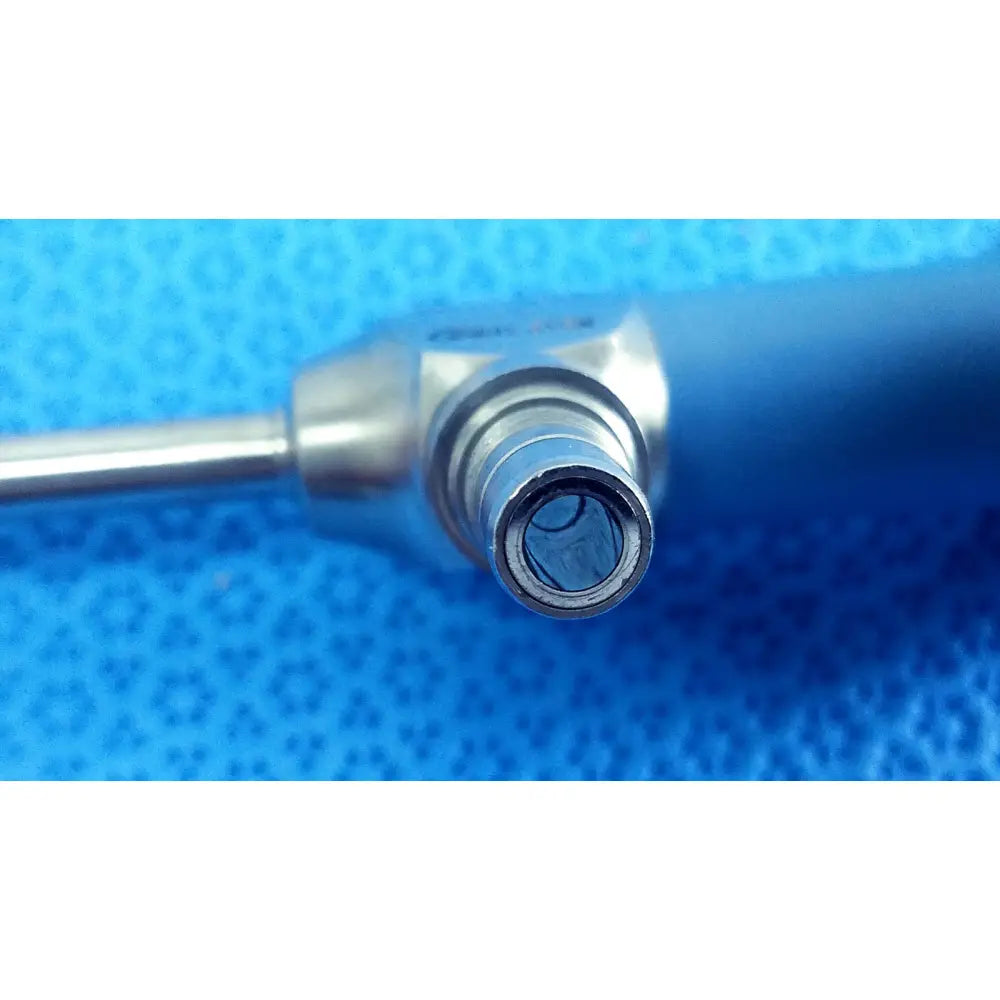 Silver-colored metallic autoclavable ideal eyes 5mm endoscope with cylindrical shaft and threaded end by Stryker