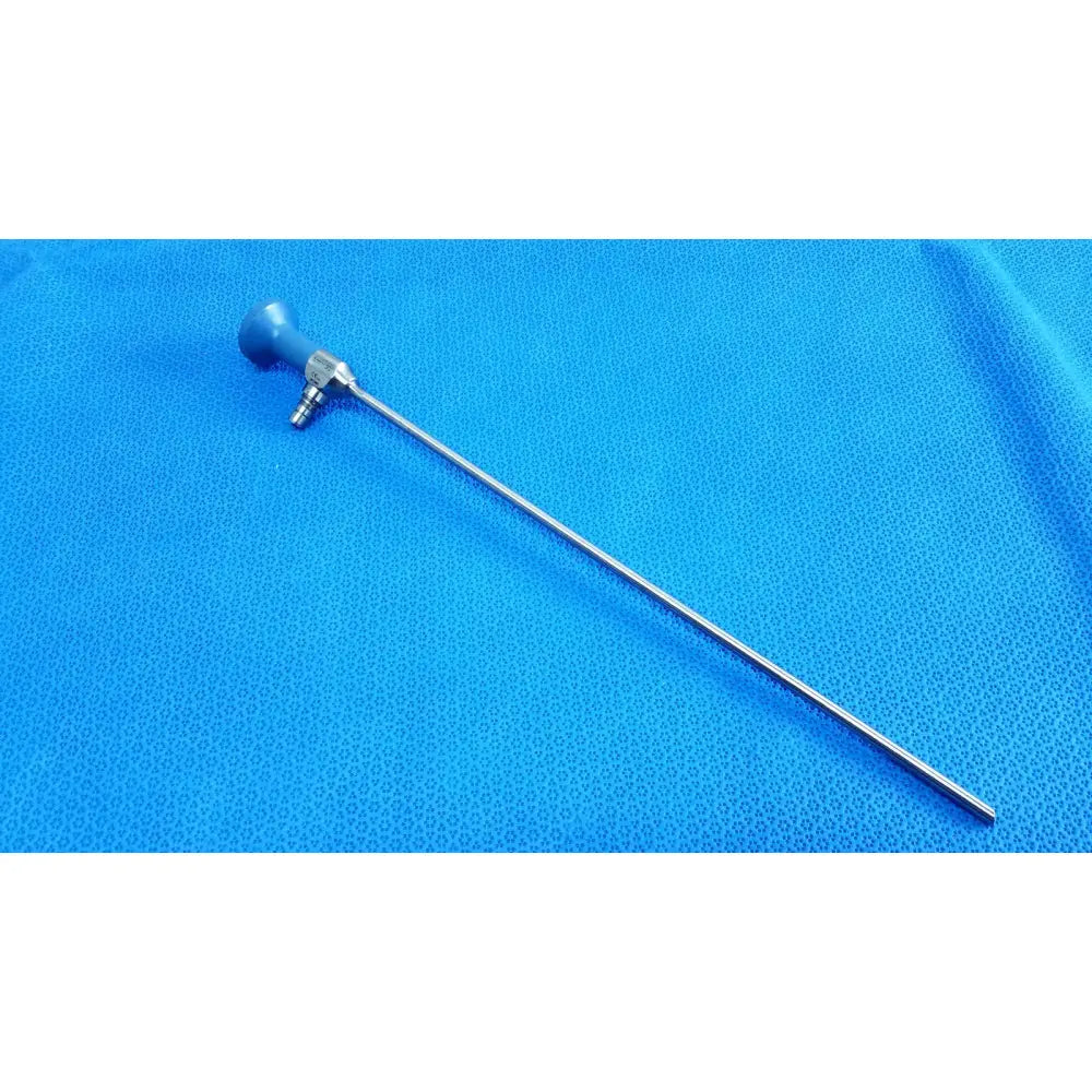 Blue-handled stryker ideal eyes 5mm 30 degree autoclavable endoscope with long slender metallic shaft