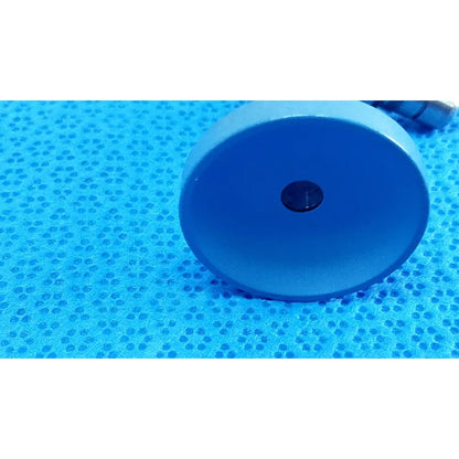 Blue circular metal ideal eyes 5mm endoscope with small black center for autoclavable medical use