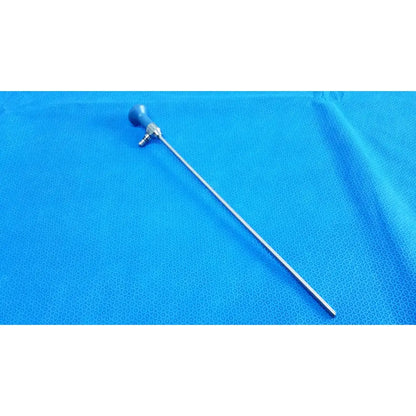 Blue-handled stryker ideal eyes 5mm autoclavable endoscope with 30-degree metal shaft for surgical use