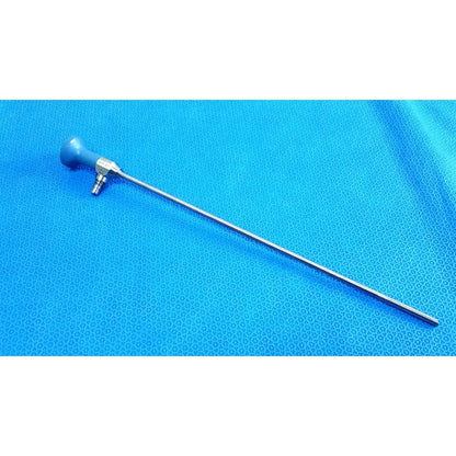 Blue-handled stryker ideal eyes 5mm surgical endoscope with long slender metallic shaft autoclavable for medical use
