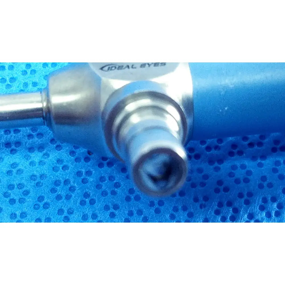 Blue and silver Stryker ideal eyes 5mm autoclavable endoscope with 30 degree lens for surgical use