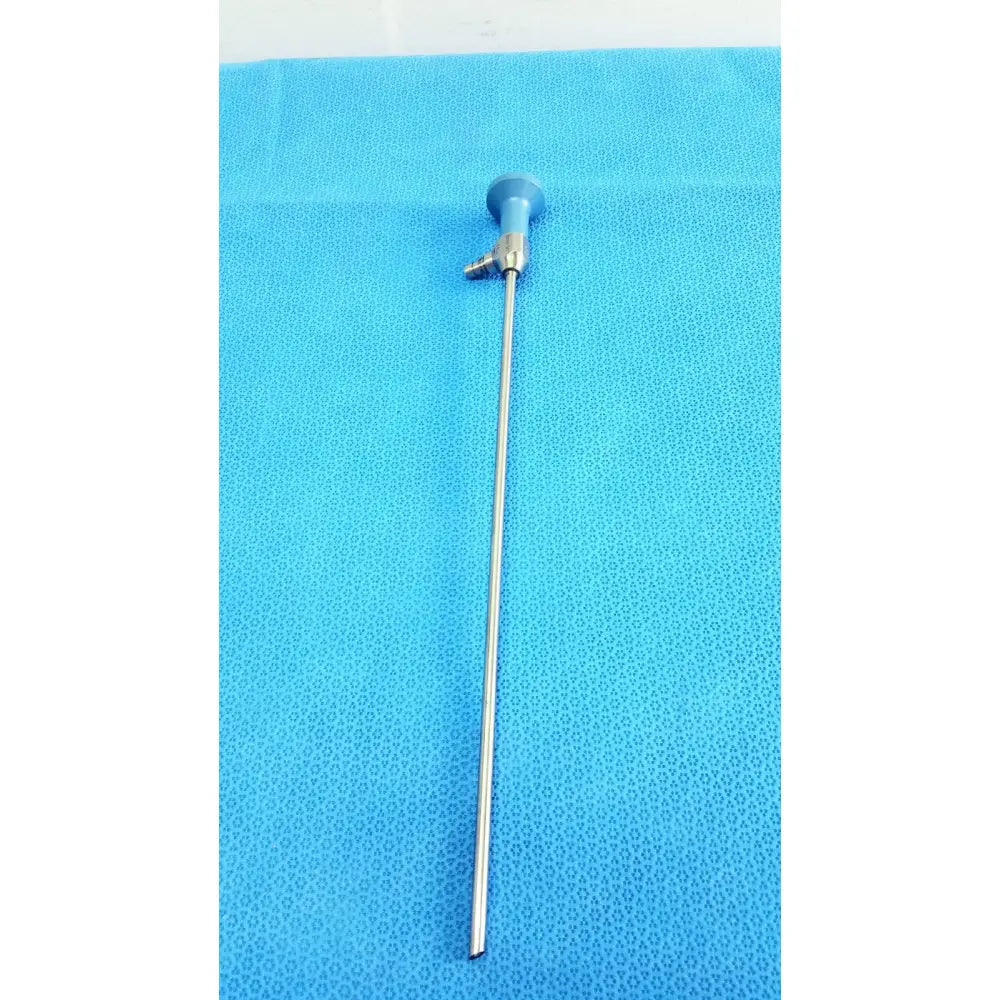 Blue-handled medical endoscope with 5mm slender metallic shaft ideal eyes 5mm autoclavable surgical tool