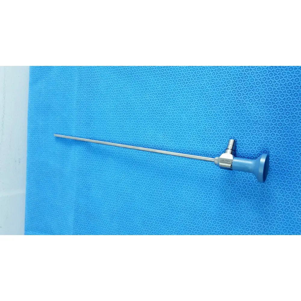 Silver surgical endoscope with blue handle and metallic joints for stryker ideal eyes 5mm 30 autoclavable use