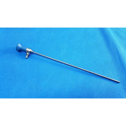 Blue-handled stryker ideal eyes 5mm 30 degree autoclavable endoscope with long slender metallic shaft