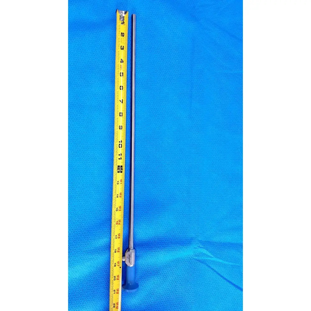 Stryker 502-557-010 10mm 0° autoclavable laparoscope with slender silver shaft and blue handle for reuse medical use