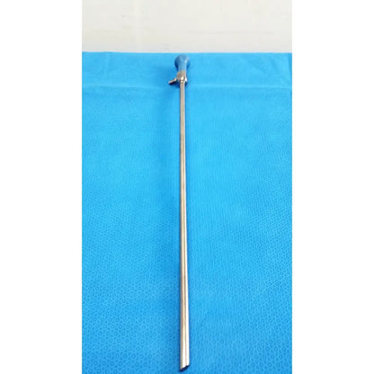 Stryker 502-557-030 sleek metallic 10mm 30° autoclavable endoscope with blue-tipped end and adjustment knob