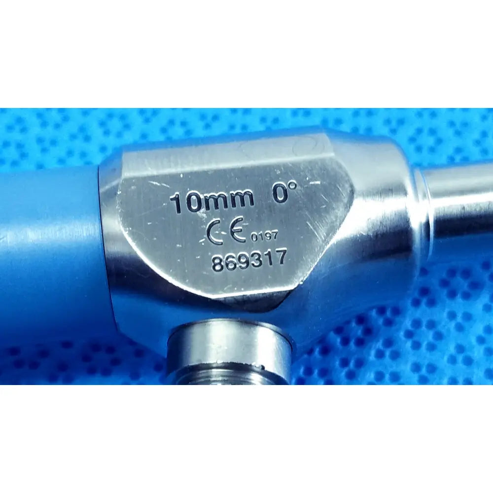 Silver ideal eyes 10mm 0 degree autoclavable endoscope with blue handle and ce certification by stryker