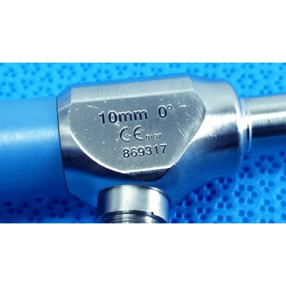 Silver ideal eyes 10mm 0 degree autoclavable endoscope with blue handle and ce certification by stryker