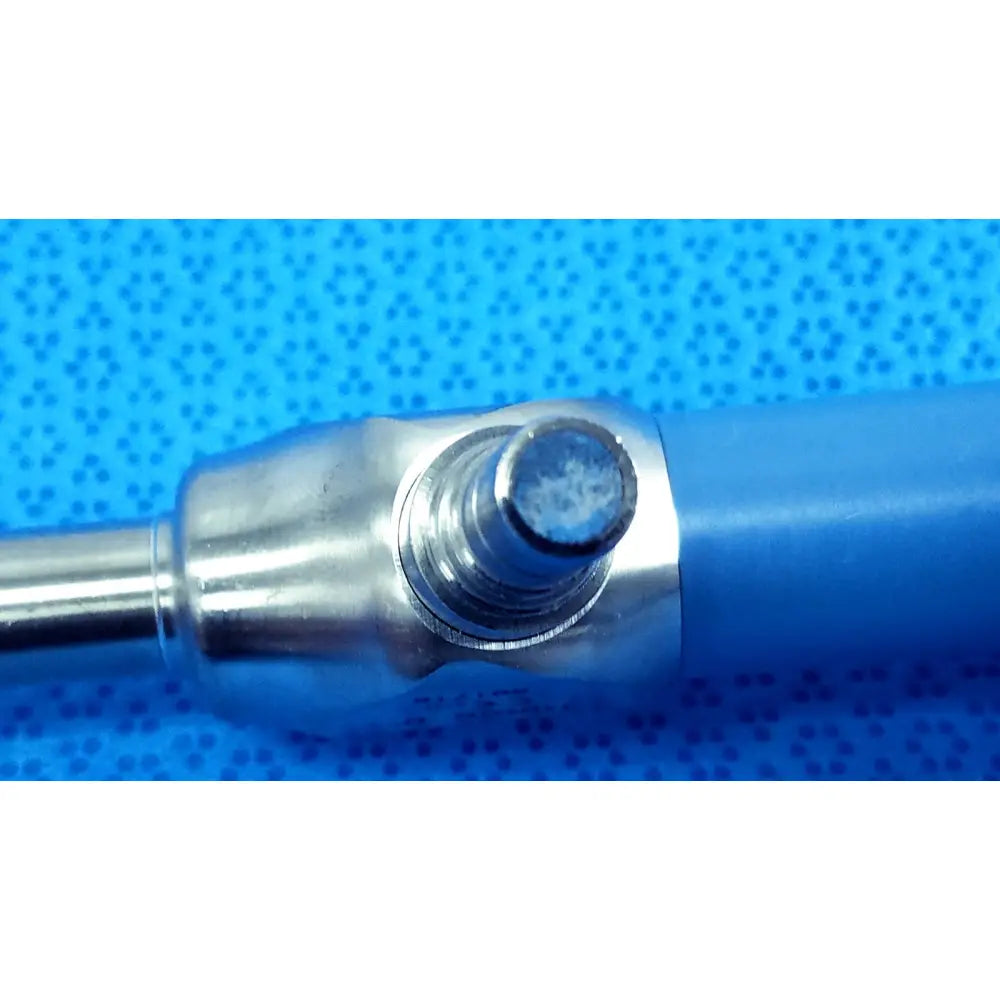 Blue-handled ideal eyes 10mm autoclavable endoscope with metallic threaded connection and rounded tip by stryker