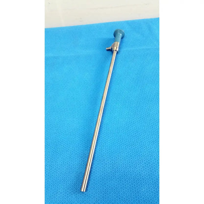 Silver surgical ideal eyes 10mm endoscope with blue handle and metallic joints autoclavable for medical use