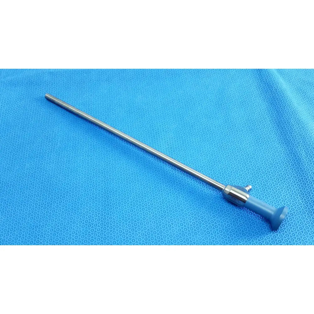 Silver surgical endoscope with blue ergonomic handle ideal eyes 10mm autoclavable by stryker