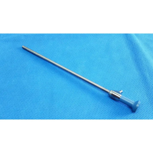 Silver surgical endoscope with blue ergonomic handle ideal eyes 10mm autoclavable by stryker