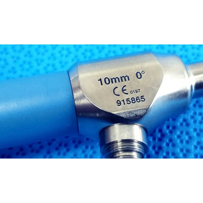Blue-handled ideal eyes 10mm stainless steel surgical instrument with engraved autoclavable joint for endoscopy use