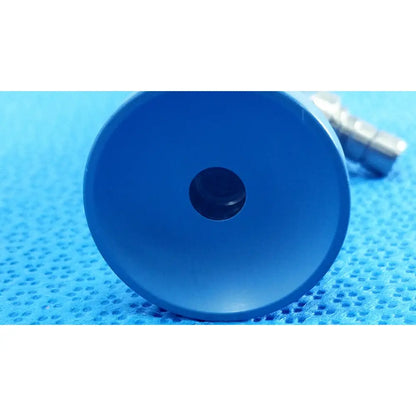 Blue plastic funnel with central hole for stryker ideal eyes 10mm autoclavable endoscope use