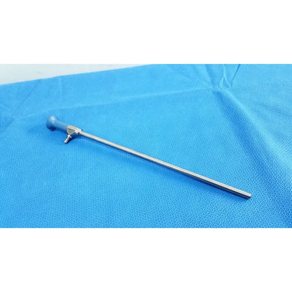 Silver surgical endoscope with blue ergonomic handle and metallic joints stryker ideal eyes 10mm autoclavable model 502-859-010