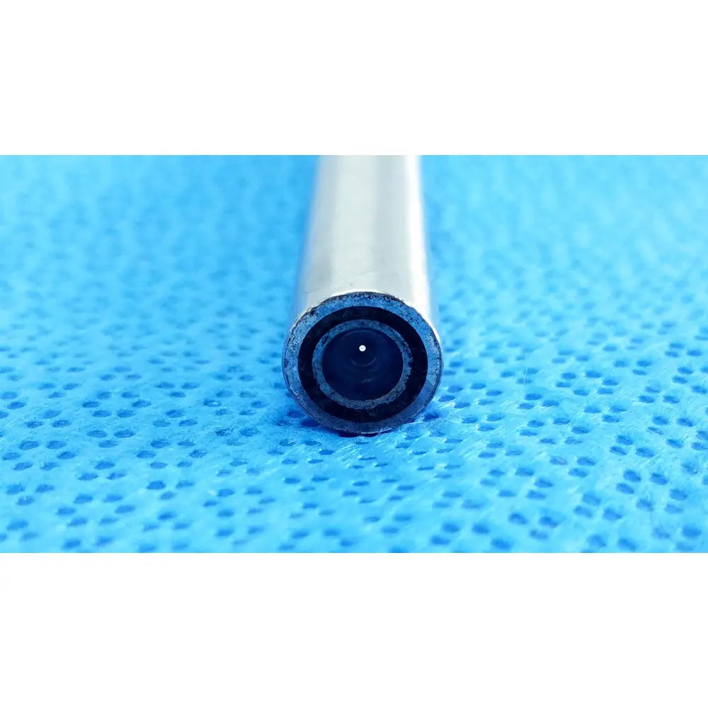 Silver cylindrical metal autoclavable camera lens with black aperture for Stryker ideal eyes 10mm endoscope